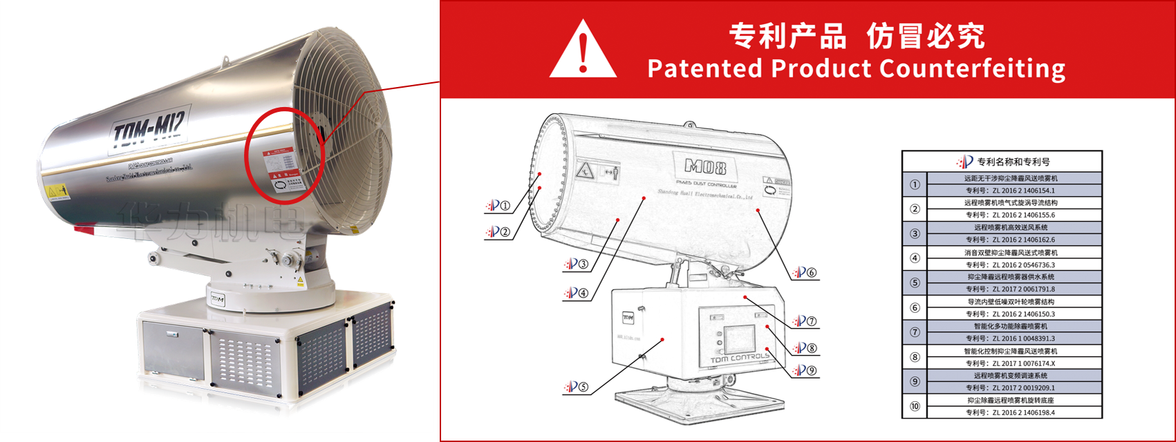 天地美雾炮机-专利产品 \